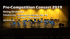 Pre Competition Concert 2019 - String Orchestra 2